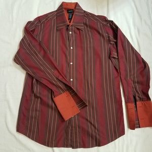 Striped shirt with subtle design